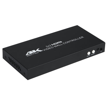 XP02 4K 2x2 HDMI Video Wall Controller Multi-screen Splicing Processor, Style:Ordinary(EU Plug) - Splitter by buy2fix | Online Shopping UK | buy2fix