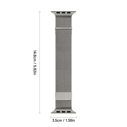 For Apple Watch 42mm DUX DUCIS Milanese Pro Series Stainless Steel Watch Band(Graphite) - Watch Bands by DUX DUCIS | Online Shopping UK | buy2fix