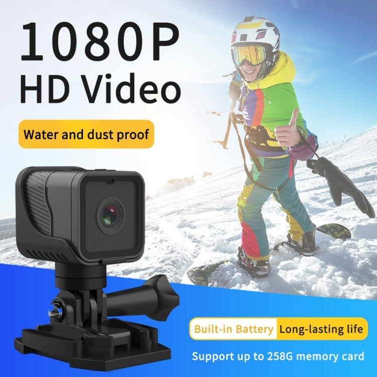 Z03 Mini DV 1080P Waterproof Action Camera with Ring Bracket Supports Infrared Night Vision(Black) - Mini Camera by buy2fix | Online Shopping UK | buy2fix