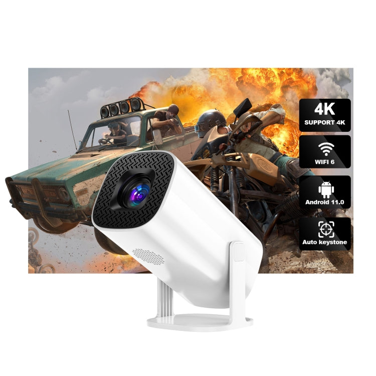 GXMO P30 Android 11 OS HD Portable WiFi Projector, Plug Type:AU Plug(White) - Mini Projector by GXMO | Online Shopping UK | buy2fix