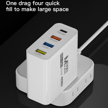 Ma-Ant 60W USB-C/Type-C+3 USB Multi-port Fast Charging Charger, Plug:US Plug(White) - USB Charger by buy2fix | Online Shopping UK | buy2fix