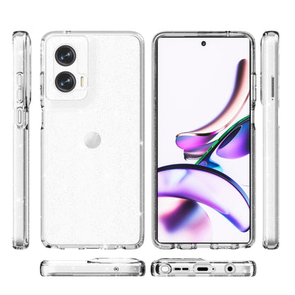 For Motorola Moto G Stylus 5G 2024 Terminator Style Shockproof Phone Case(Glitter White) - Motorola Cases by buy2fix | Online Shopping UK | buy2fix