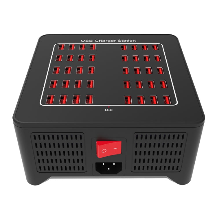 YFY-A76 200W 40 Ports USB Smart Charging Station(UK Plug) - Multifunction Charger by buy2fix | Online Shopping UK | buy2fix