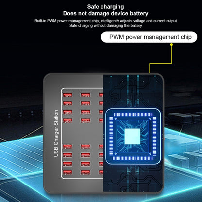 YFY-A76 200W 40 Ports USB Smart Charging Station(AU Plug) - Multifunction Charger by buy2fix | Online Shopping UK | buy2fix