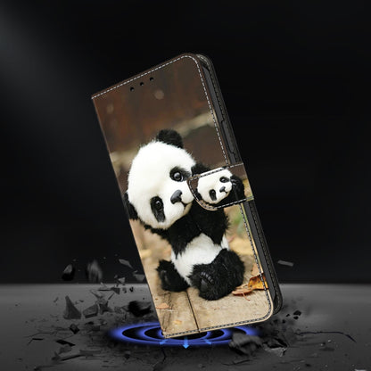 For Samsung Galaxy S24+ 5G Crystal Painted Leather Phone case(Panda) - Galaxy S24+ 5G Cases by buy2fix | Online Shopping UK | buy2fix