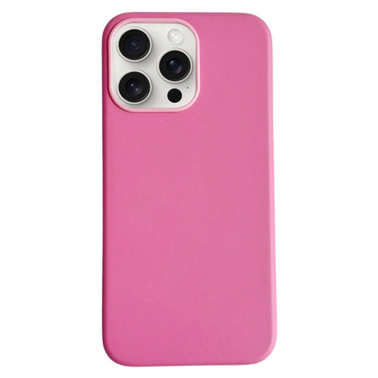 For iPhone 16 Pro Max Pure Color Leather Magsafe Magnetic Phone Case(Pink) - iPhone 16 Pro Max Cases by buy2fix | Online Shopping UK | buy2fix