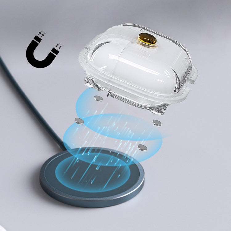 For AirPods 3 Magnetic Clear Armor TPU TWS Earphone Case(Tansparent) - For AirPods 3 by buy2fix | Online Shopping UK | buy2fix