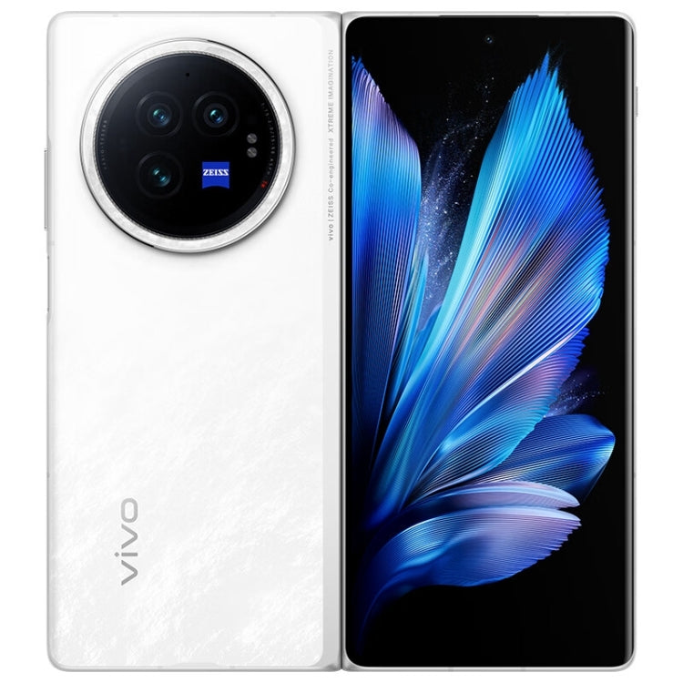 vivo X Fold3, 12GB+256GB, Face ID / Fingerprint Identification, 8.03 inch + 6.53 inch Android 14 OriginOS 4 Snapdragon 8 Gen 2 Octa Core 3.25GHz, OTG, NFC, Network: 5G(White) - vivo by vivo | Online Shopping UK | buy2fix