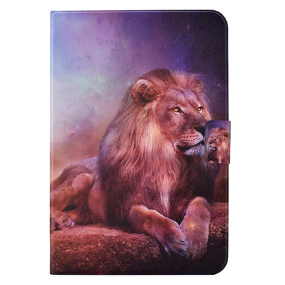 For Lenovo Tab M11 / Xiaoxin Pad 11 2024 Electric Pressed TPU Smart Leather Tablet Case(Lion King) - Lenovo by buy2fix | Online Shopping UK | buy2fix