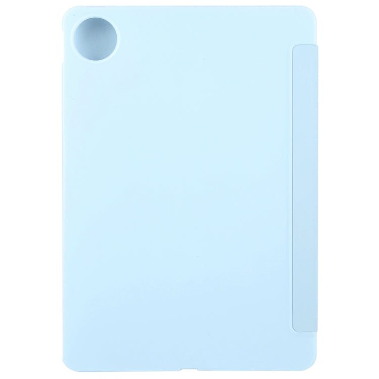 For Huawei MatePad Pro 11 2022/2024 Tri-fold Silicone Leather Tablet Case(Ice Blue) - Huawei by buy2fix | Online Shopping UK | buy2fix