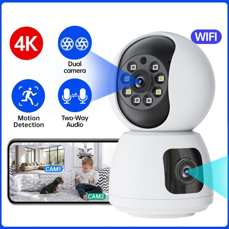 Y6203 4MP Zoom HD Indoor Waterproof Smart WiFi Camera, Specification:EU Plug(White) - Wireless Camera by buy2fix | Online Shopping UK | buy2fix