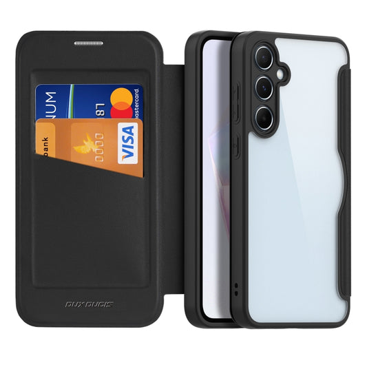 For Samsung Galaxy A35 5G DUX DUCIS Skin X Pro Series PC + TPU Phone Leather Case(Black) - Galaxy Phone Cases by DUX DUCIS | Online Shopping UK | buy2fix