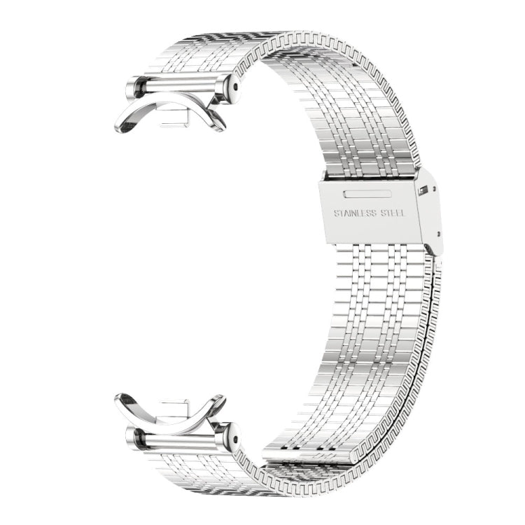 For Xiaomi Mi Band 8 / 9 / 9 NFC Mijobs GT4 Metal Watch Band(Silver) - Watch Bands by MIJOBS | Online Shopping UK | buy2fix