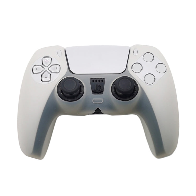 For Sony PS5 Silicone Gamepad Protective Case(Transparent) - Cases by buy2fix | Online Shopping UK | buy2fix