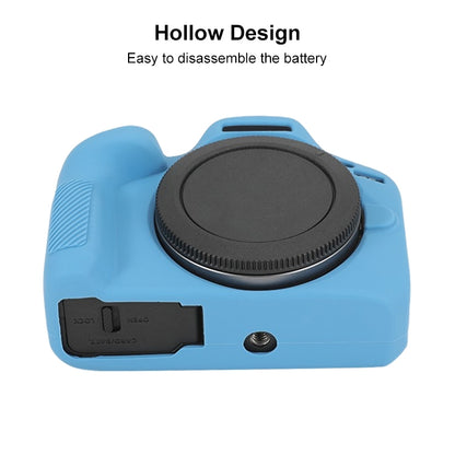 For Canon EOS R100 Glossy Soft Silicone Protective Case(Blue) - Protective Case by buy2fix | Online Shopping UK | buy2fix