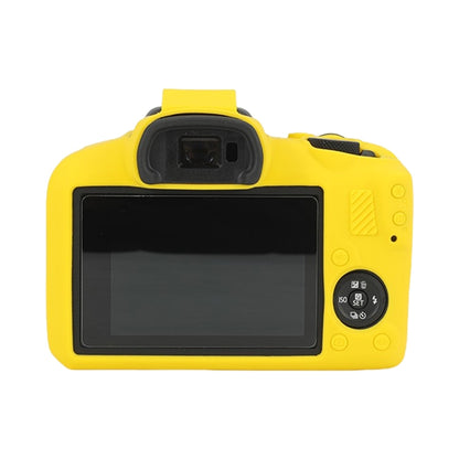 For Canon EOS R100 Glossy Soft Silicone Protective Case(Yellow) - Protective Case by buy2fix | Online Shopping UK | buy2fix