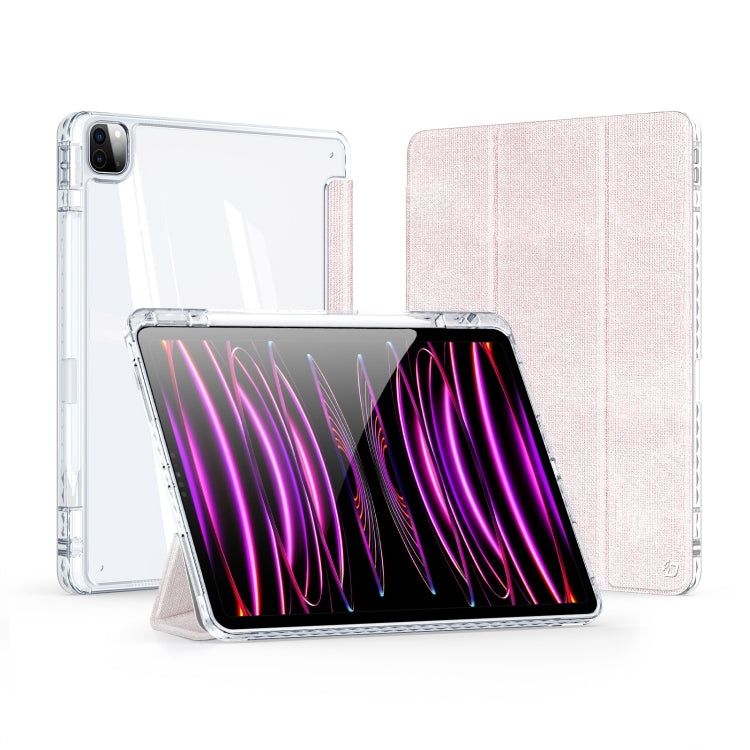 For iPad Air 11 2024/Air 5/Air 4 DUX DUCIS Unid Series PU+TPU Smart Tablet Case(Pink) - iPad Air 11 2024 Cases by DUX DUCIS | Online Shopping UK | buy2fix