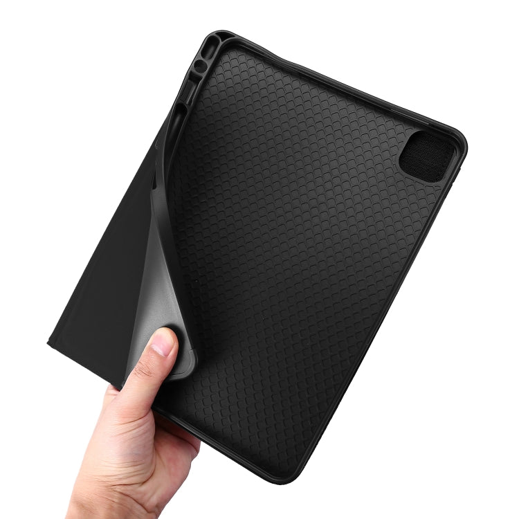 For iPad Air 11 2024 Fabric Leather Tablet Case(Black) - iPad Air 11 2024 Cases by buy2fix | Online Shopping UK | buy2fix