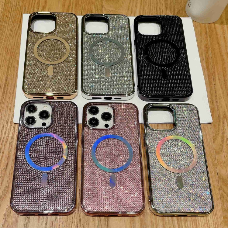 For iPhone 12 Pro Diamonds Plated Magsafe Phone Case(Colorful) - iPhone 12 / 12 Pro Cases by buy2fix | Online Shopping UK | buy2fix