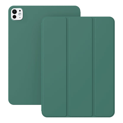 For iPad Pro 11 2024 Ultra-thin Double-sided Clip Magnetic Smart Tablet Case(Dark Green) - iPad Pro 11 2024 Cases by buy2fix | Online Shopping UK | buy2fix