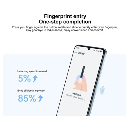 HUAWEI Enjoy 70S, 8GB+128GB, Side Fingerprint Identification, 6.75 inch HarmonyOS 4.2 Octa Core 2.4GHz, Network: 4G, Not Support Google Play(Blue) - Huawei Mate & P by Huawei | Online Shopping UK | buy2fix
