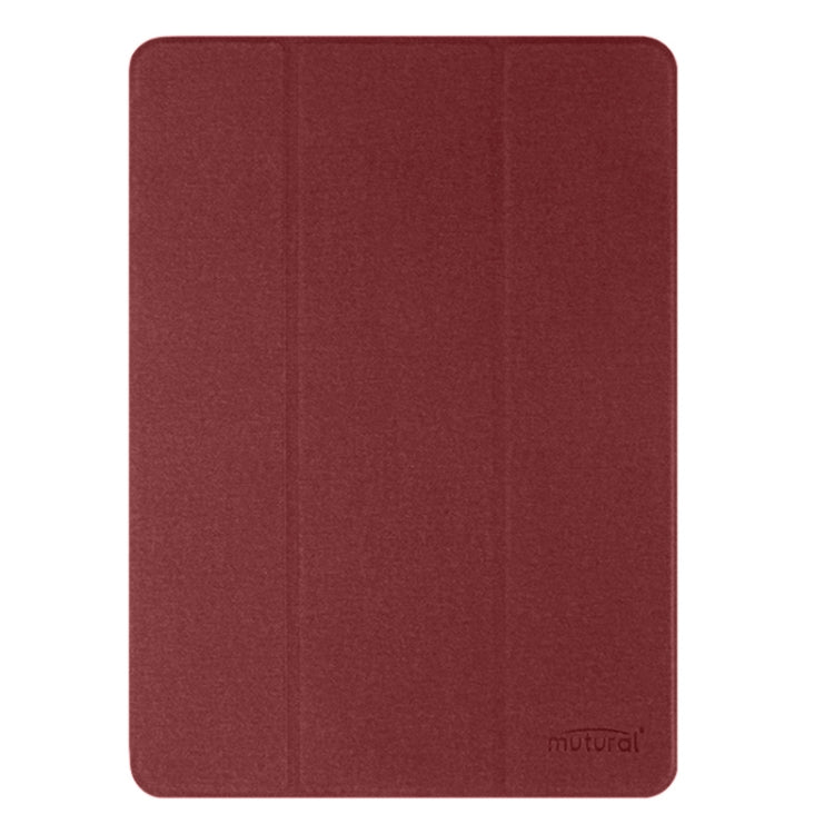 For iPad Air 11 2024 / Air 2022 10.9 Mutural YASHI Series Tablet Leather Smart Case(Red) - iPad Air 11 2024 Cases by Mutural | Online Shopping UK | buy2fix