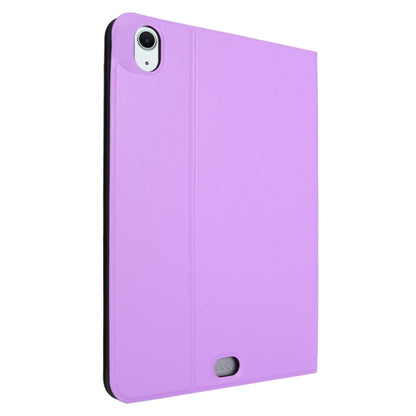 For iPad Air 11 2024 Stretch Voltage Plain Leather Smart Tablet Case(Purple) - iPad Air 11 2024 Cases by buy2fix | Online Shopping UK | buy2fix