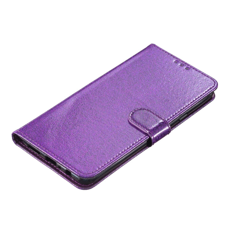 For iPhone 16 Pro Max Glitter Powder Flip Leather Phone Case(Purple) - iPhone 16 Pro Max Cases by buy2fix | Online Shopping UK | buy2fix