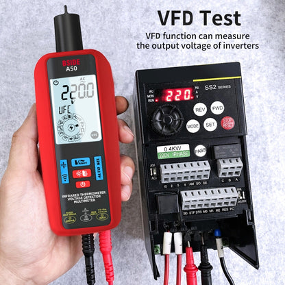 BSIDE A50 Infrared Temperature Test Digital Multimeter - Digital Multimeter by BSIDE | Online Shopping UK | buy2fix