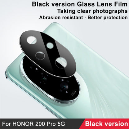 For Honor 200 Pro IMAK Rear Camera Lens Glass Film Black Version - Other by imak | Online Shopping UK | buy2fix