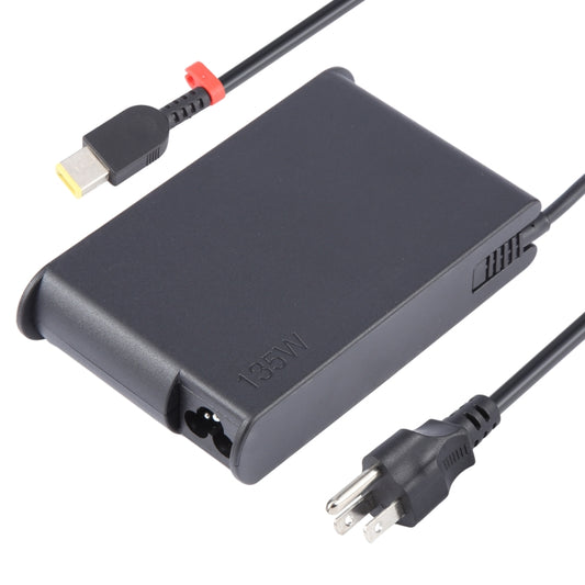 135W 20V 6.75A Laptop Notebook Power Adapter For Lenovo Big Square USB, Plug:US Plug - For Lenovo by buy2fix | Online Shopping UK | buy2fix