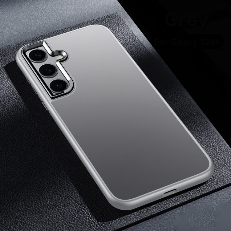 For Samsung Galaxy S24+ 5G SULADA Skin Feel Matte Shockproof Phone Case(Grey) - Galaxy S24+ 5G Cases by SULADA | Online Shopping UK | buy2fix