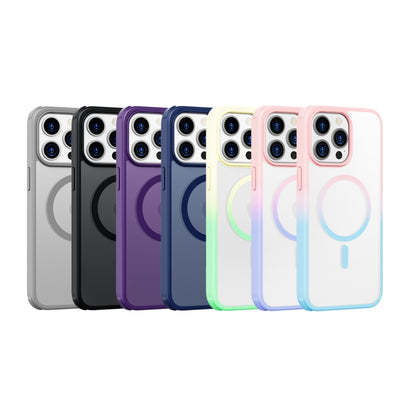 For iPhone 14 / 13 Colorful MagSafe PC + TPU Phone Case(Pink Purple) - iPhone 14 Cases by buy2fix | Online Shopping UK | buy2fix