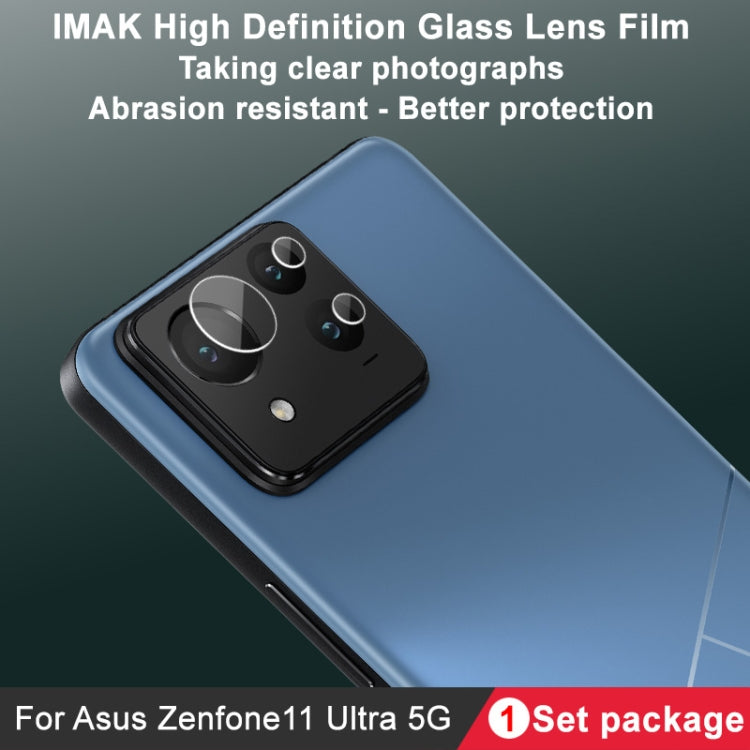 For Asus Zenfone 11 Ultra IMAK Rear Camera Glass Lens Film, 1 Set Package - Other by imak | Online Shopping UK | buy2fix