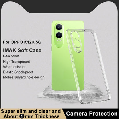 For OnePlus Nord CE4 Lite IMAK UX-5 Series Transparent Shockproof TPU Protective Case - OnePlus Cases by imak | Online Shopping UK | buy2fix