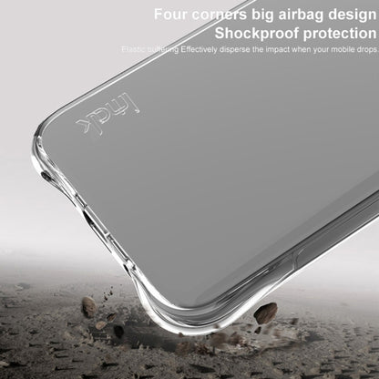 For Xiaomi POCO M6 4G imak Shockproof Airbag TPU Phone Case(Transparent Black) - Xiaomi Cases by imak | Online Shopping UK | buy2fix