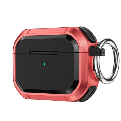 For AirPods 3 Armor TPU + PC Earbuds Box Protective Case with Metal Buckle(Red) - For AirPods 3 by buy2fix | Online Shopping UK | buy2fix