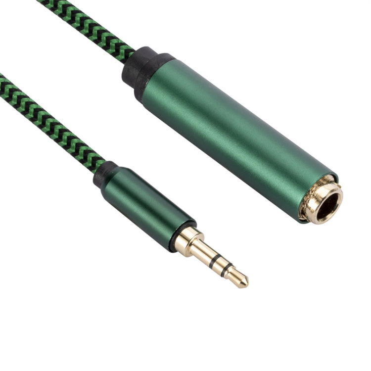 3.5mm Male to 6.35mm Female  Audio Adapter Cable, Length:1m(Green) - Aux Cable by buy2fix | Online Shopping UK | buy2fix