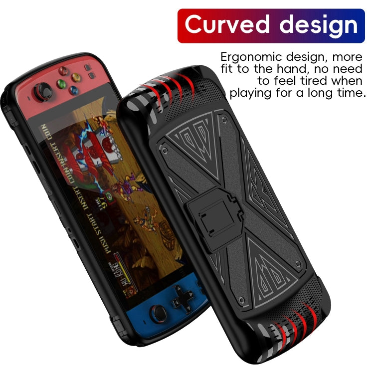 For SUBOR Q900 TPU Game Console Protective Case with Holder(Black) - Accessories by buy2fix | Online Shopping UK | buy2fix