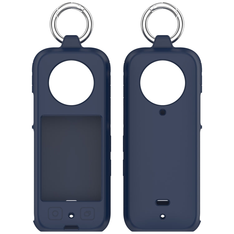 For Insta360 X3 Portable Silicone Protective Case(Midnight Blue) - Case & Bags by buy2fix | Online Shopping UK | buy2fix