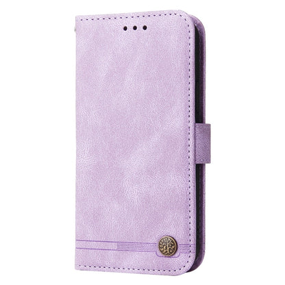 For Redmi K70 Ultra Skin Feel Life Tree Metal Button Leather Phone Case(Purple) - Xiaomi Cases by buy2fix | Online Shopping UK | buy2fix