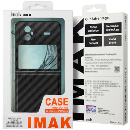 For Motorola Razr 50 Ultra / Razr+ 2024 imak Ruiyi Series Carbon Fiber PU + PC Phone Case - Motorola Cases by imak | Online Shopping UK | buy2fix