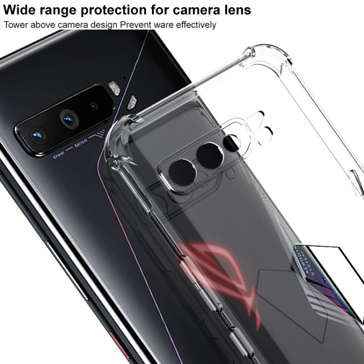 For Asus ROG Phone 3 ZS661KS IMAK All-inclusive Shockproof Airbag TPU Case with Screen Protector(Transparent) - ASUS Cases by imak | Online Shopping UK | buy2fix