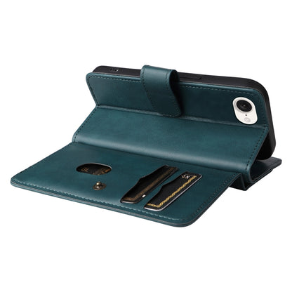 For iPhone SE 2024 Multi-Function Wallet 10 Card Slots Leather Phone Case(Dark Green) - More iPhone Cases by buy2fix | Online Shopping UK | buy2fix