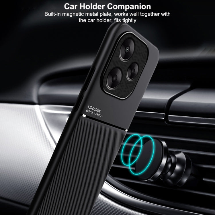 For Redmi K70 Ultra Classic Tilt Strip Grain Magnetic Shockproof PC + TPU Phone Case(Black) - Xiaomi Cases by buy2fix | Online Shopping UK | buy2fix