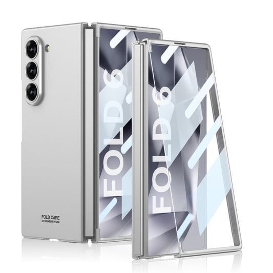 For Samsung Galaxy Z Fold6 GKK Integrated Unbounded Ultra-thin All-inclusive Phone Case(Silver) - Galaxy Z Fold6 5G Cases by GKK | Online Shopping UK | buy2fix