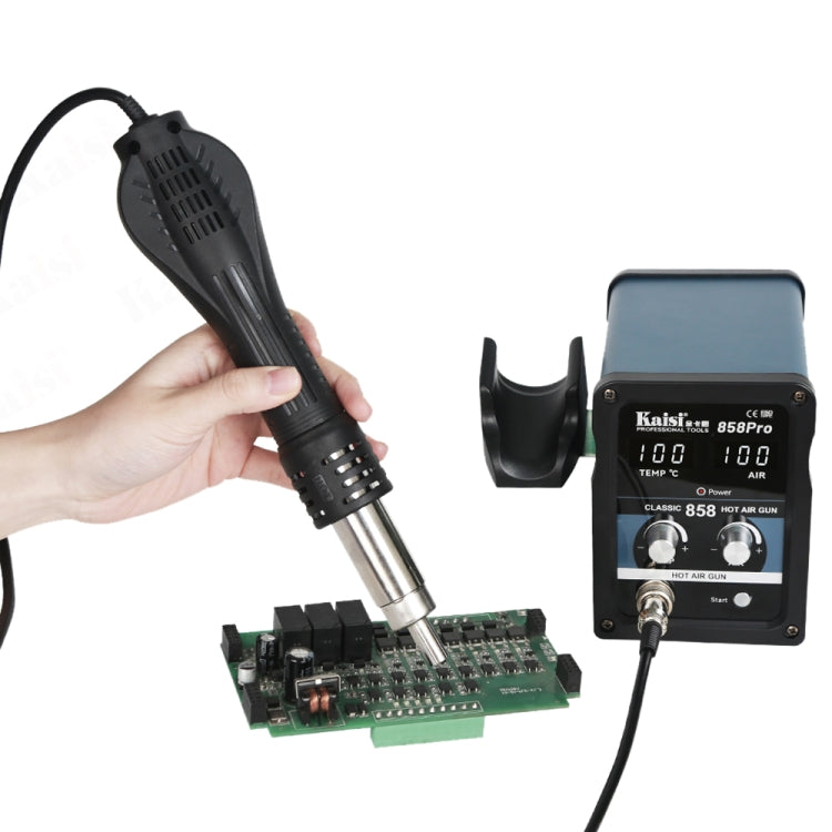 Kaisi 858Pro Smart Sleep Lead-free Digital Display Hot Air Gun Desoldering Station, Plug:EU Plug - Electric Soldering Iron by Kaisi | Online Shopping UK | buy2fix