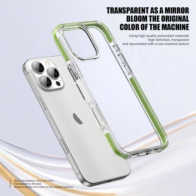 For iPhone 16 Pro Max TPE Airbag TPU+ PC Full Coverage Phone Case(Transparent) - iPhone 16 Pro Max Cases by buy2fix | Online Shopping UK | buy2fix