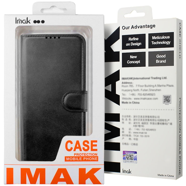 For iPhone 15 Pro Max IMAK Count Series Flip Leather Phone Case(Brown) - iPhone 15 Pro Max Cases by imak | Online Shopping UK | buy2fix