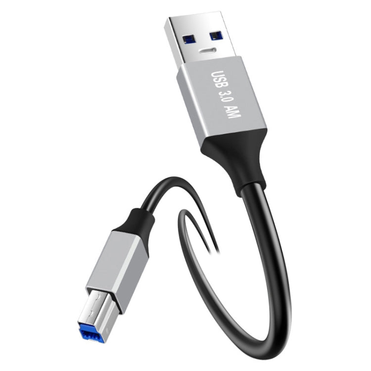 USB 3.0 A Male to USB-B Square Interface Printer Data Transmission Adapter Cable, Length:0.3m - USB Cable by buy2fix | Online Shopping UK | buy2fix